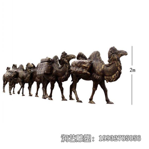 广场骆驼铜雕动物 广场骆驼铜雕动物