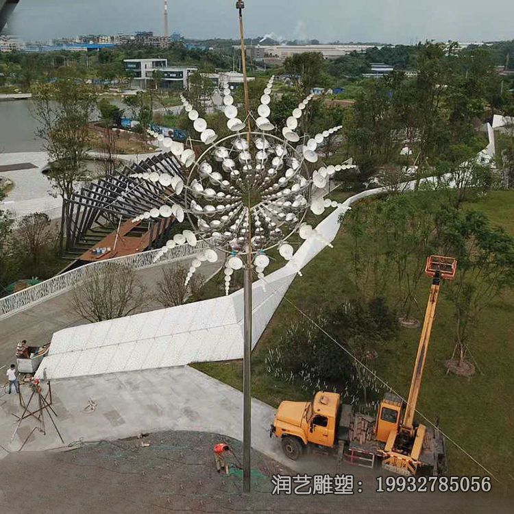学校不锈钢向日葵雕塑 学校不锈钢向日葵雕塑