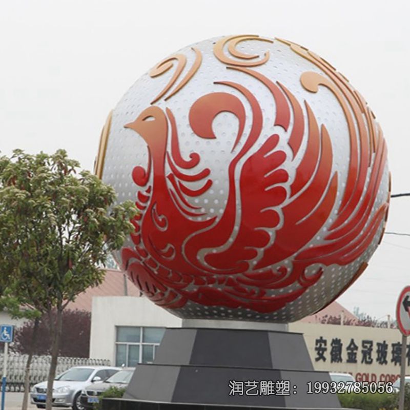 广场不锈钢凤凰雕塑 广场不锈钢凤凰雕塑
