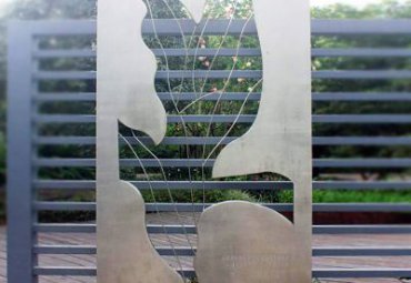 公园不锈钢剪纸雕塑