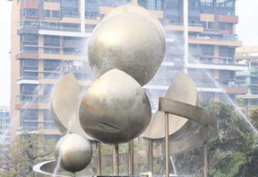 企业不锈钢葫芦雕塑
