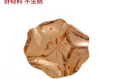 游乐场不锈钢荷叶雕塑