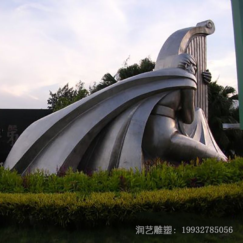 游乐场不锈钢竖琴雕塑 游乐场不锈钢竖琴雕塑