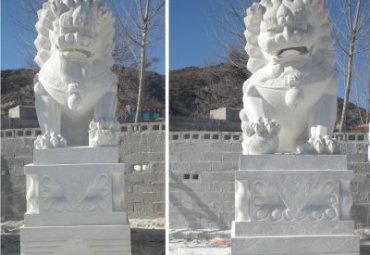 公园石雕狮子雕塑