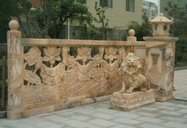 医院栏板石雕