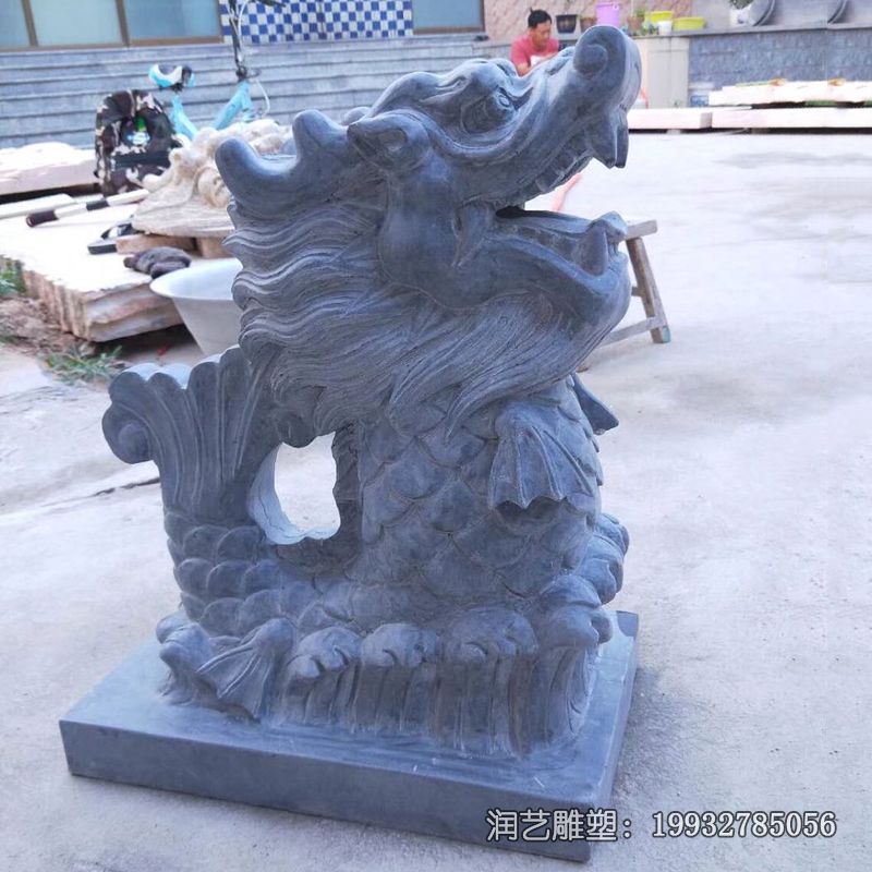 小区石雕龙动物雕塑 小区石雕龙动物雕塑