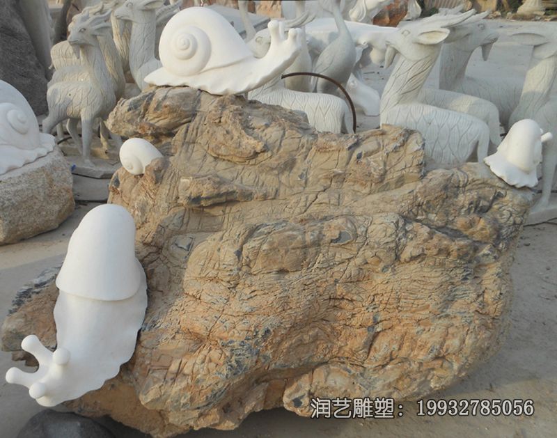 医院蜗牛动物石雕 医院蜗牛动物石雕