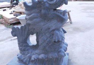 小区石雕龙动物雕塑