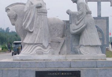 城市孔子人物石雕
