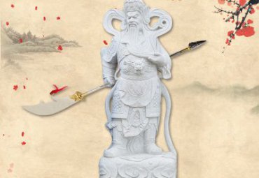 景区关公人物石雕