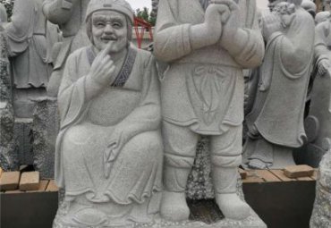 广场二十四孝石雕