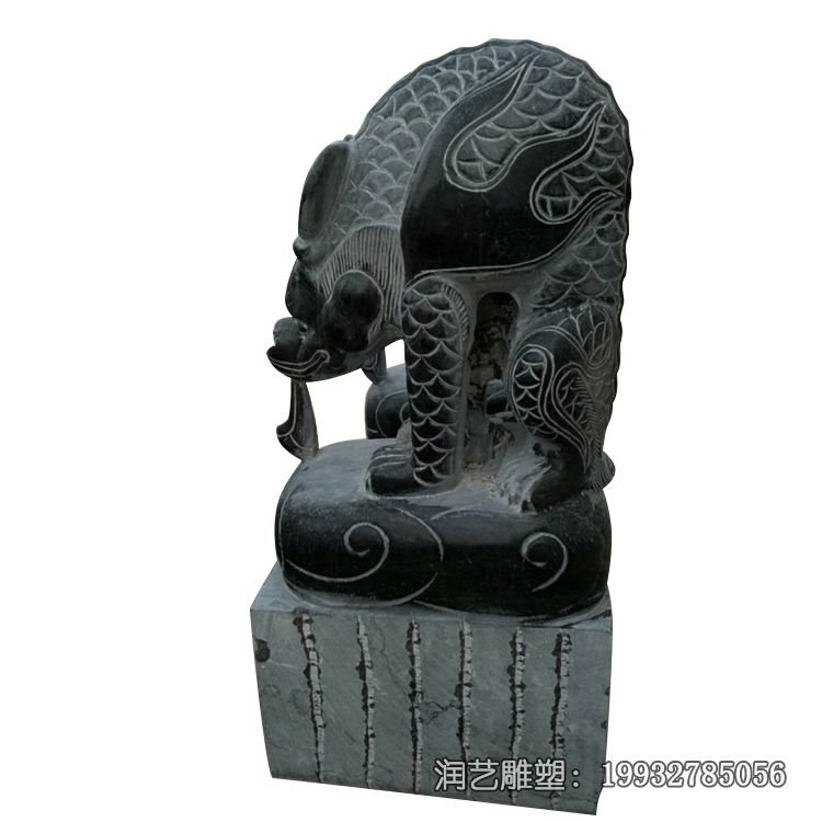 企业吸水兽动物石雕 企业吸水兽动物石雕