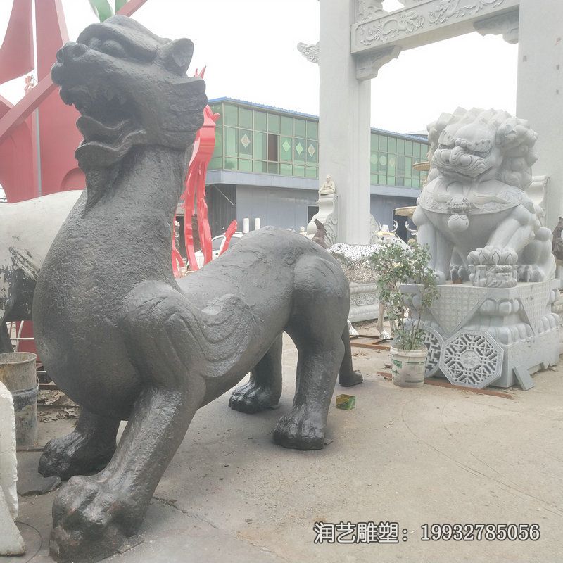小区貔貅动物铜雕 小区貔貅动物铜雕