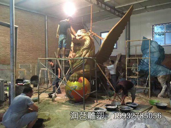 企业狮子动物铜雕 企业狮子动物铜雕