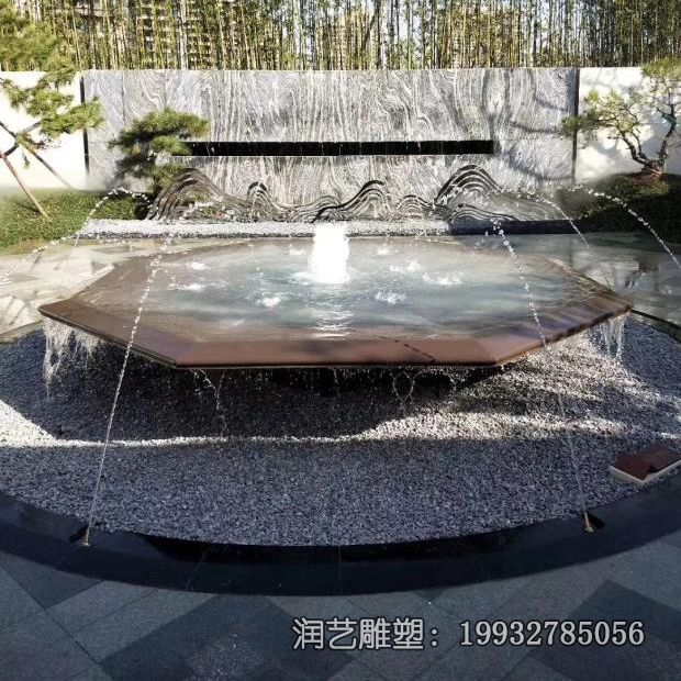企业不锈钢假山雕塑 企业不锈钢假山雕塑
