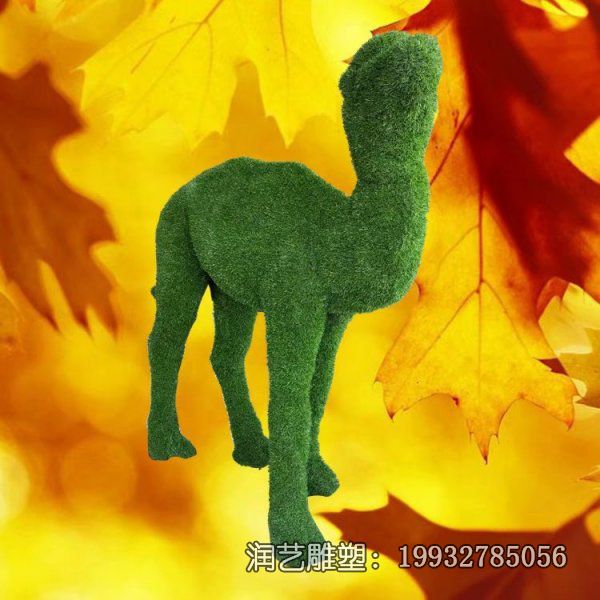 广场玻璃钢骆驼雕塑 广场玻璃钢骆驼雕塑