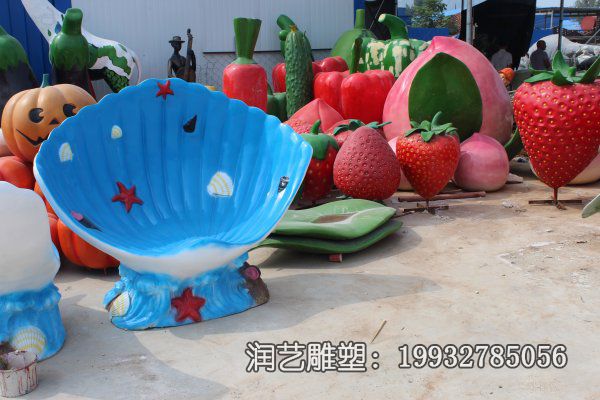 公园玻璃钢座椅雕塑 公园玻璃钢座椅雕塑