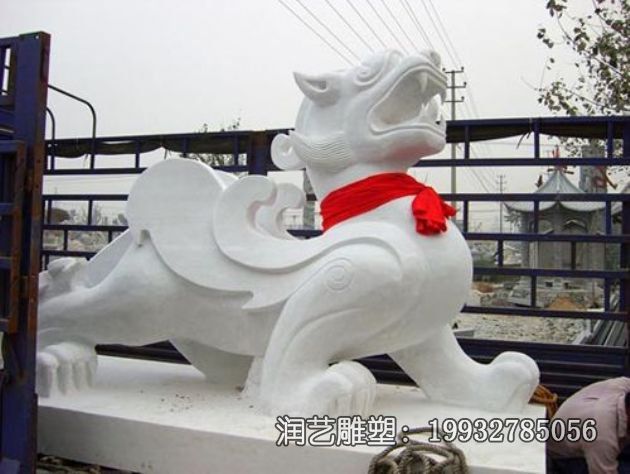 企业石雕貔貅雕塑 企业石雕貔貅雕塑
