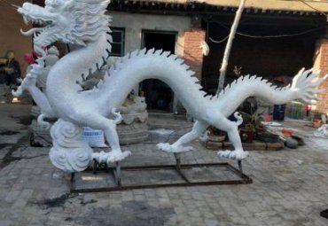酒店石雕龙动物雕塑