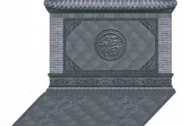 小区石雕影壁雕塑