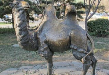 景区铜雕骆驼雕塑