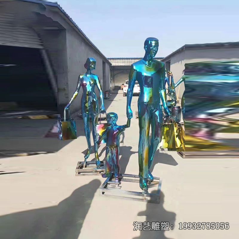商场不锈钢购物雕塑 商场不锈钢购物雕塑
