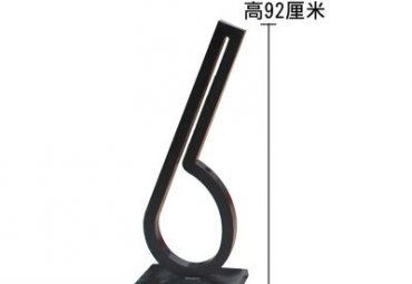 商场不锈钢音符雕塑