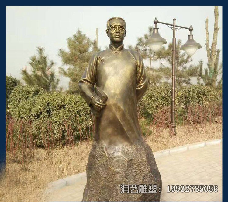 校园铜雕王安石雕塑 校园铜雕王安石雕塑