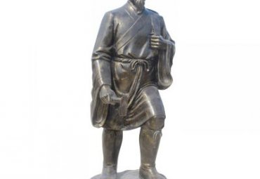 草坪铜雕李时珍雕塑