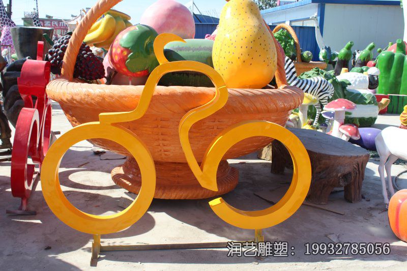 广场不锈钢骑车雕塑 广场不锈钢骑车雕塑