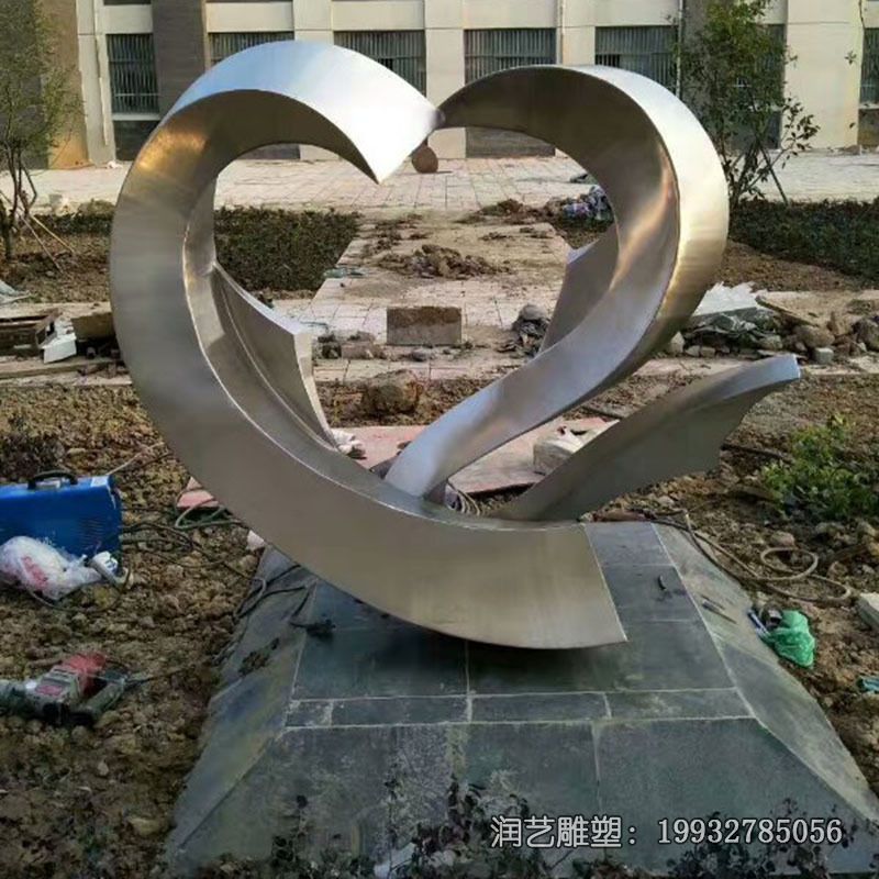 医院不锈钢爱心雕塑 医院不锈钢爱心雕塑