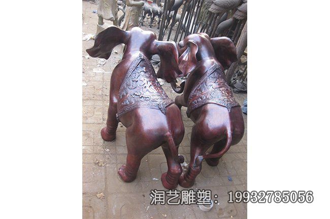 公园铜雕大象雕塑 公园铜雕大象雕塑