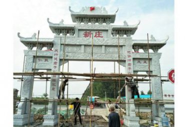 广场石雕牌坊雕塑