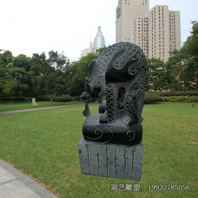 城市石雕吸水兽雕塑 城市石雕吸水兽雕塑