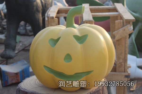 企业玻璃钢南瓜雕塑 企业玻璃钢南瓜雕塑