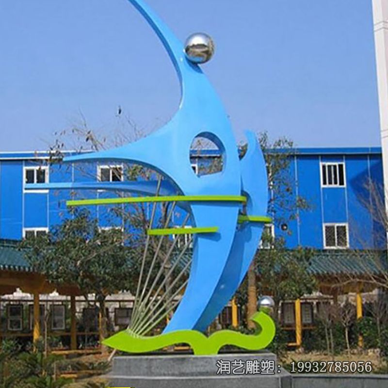 广场不锈钢船雕塑 广场不锈钢船雕塑