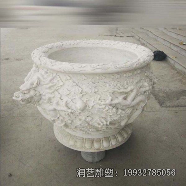广场石雕水缸雕塑 广场石雕水缸雕塑