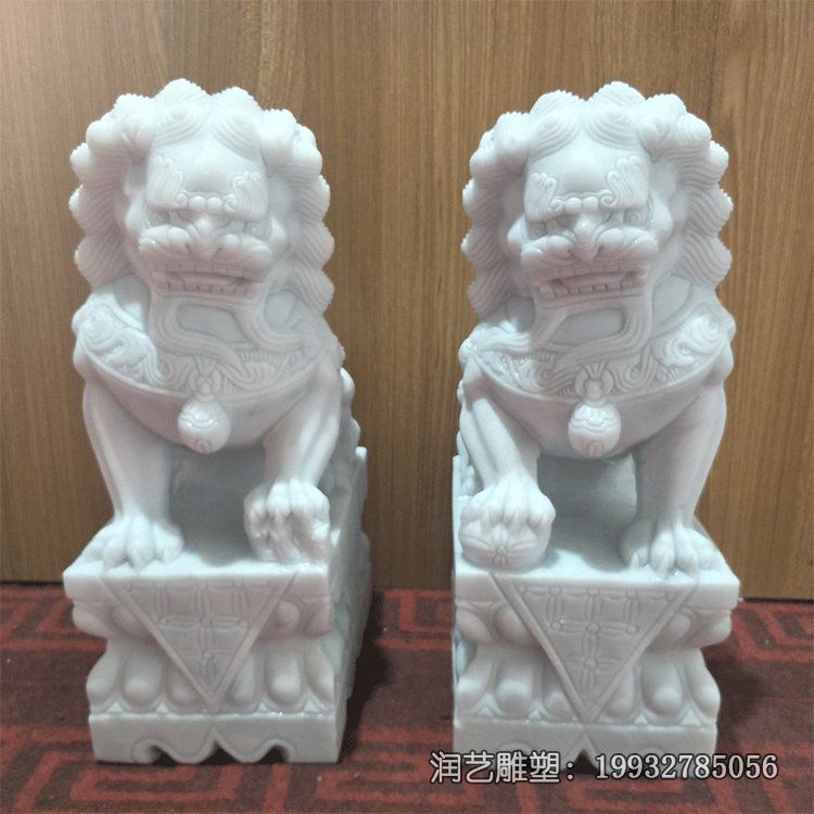 商场石雕狮子雕塑 商场石雕狮子雕塑