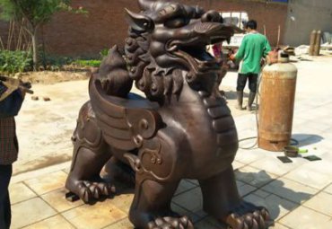 小区铜雕貔貅雕塑