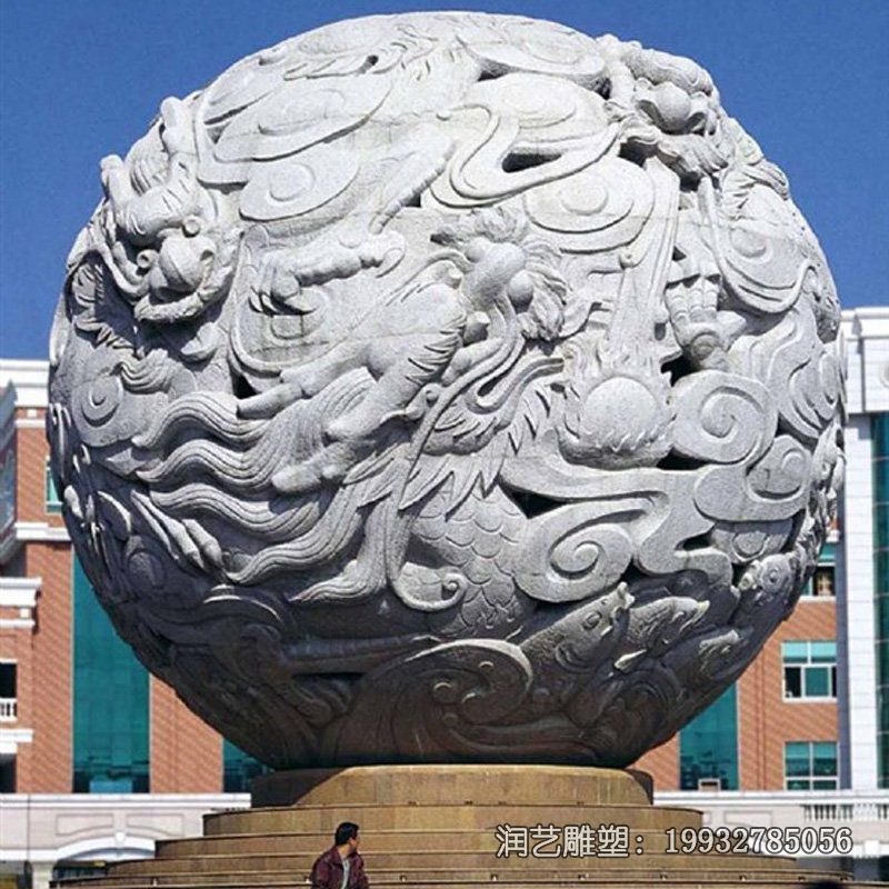 小区石雕龙雕塑 小区石雕龙雕塑