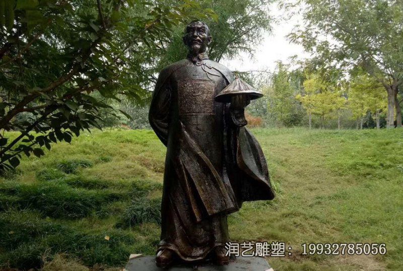 景区铜雕林则徐雕塑 景区铜雕林则徐雕塑