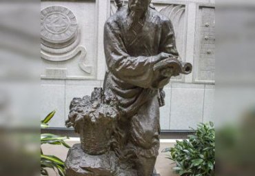 医院铜雕李时珍雕塑