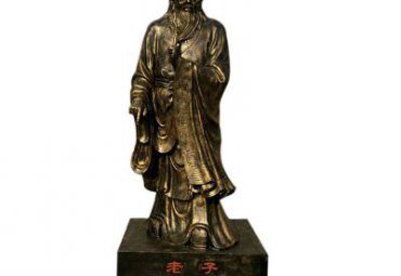 公园铜雕老子雕塑