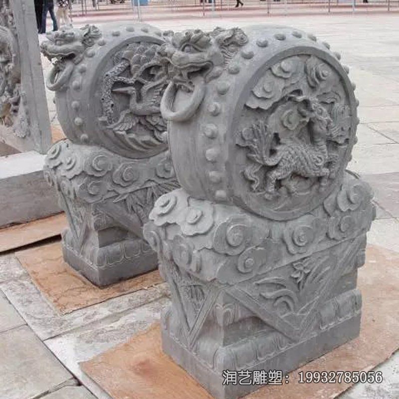 商场石雕抱鼓石雕塑 商场石雕抱鼓石雕塑