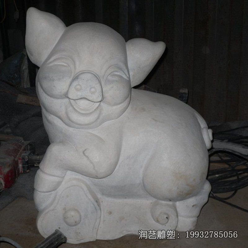 景区石雕猪雕塑 景区石雕猪雕塑