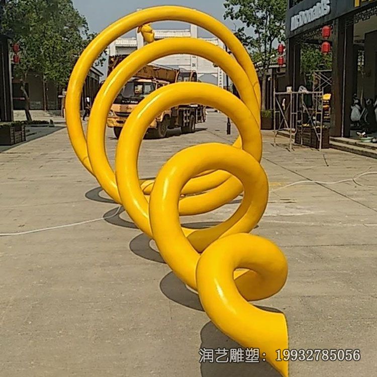 商场不锈钢螺旋雕塑 商场不锈钢螺旋雕塑