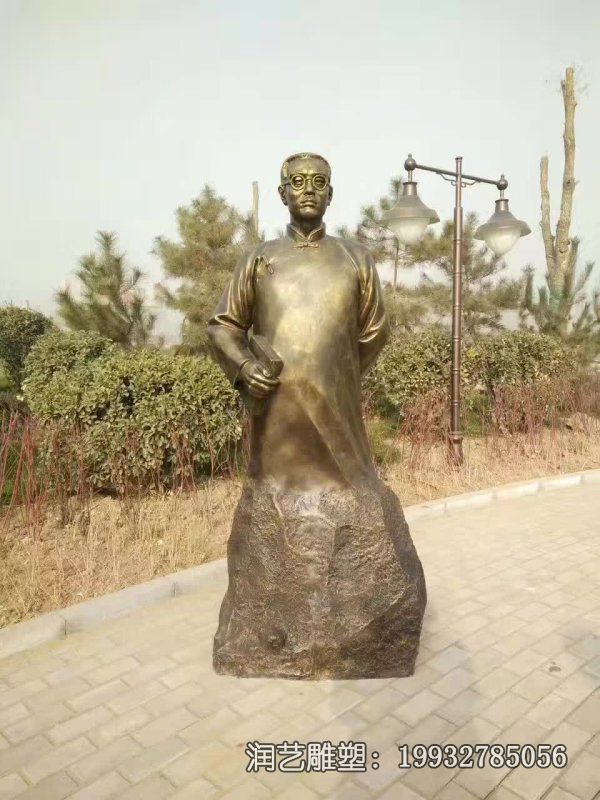 校园铜雕陶行知雕塑 校园铜雕陶行知雕塑