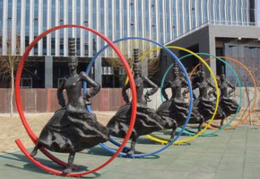 城市铜雕少数民族雕塑