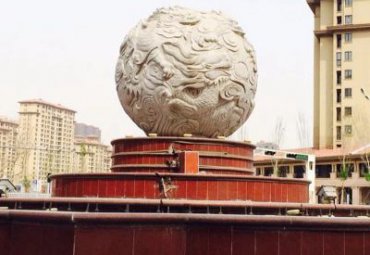 商场石雕龙雕塑