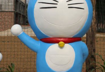 学校玻璃钢哆啦A梦雕塑